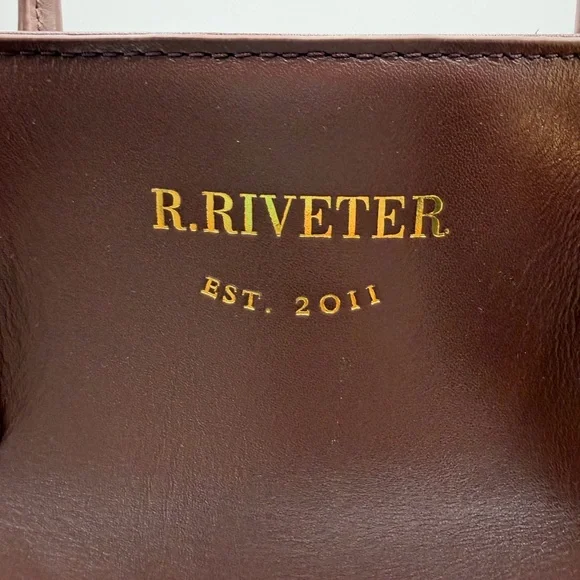 R.Riveter ELEANOR TOTE Chocolate Leather - Picture 6 of 10